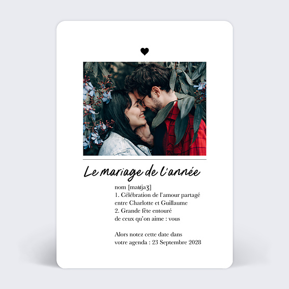 Save the date Invités en Or