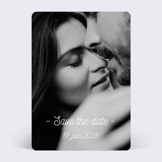 Save the date Photo & Tirets