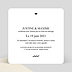 Save the date Gourmandise Verso