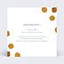 Save the date Graphique Chic Verso