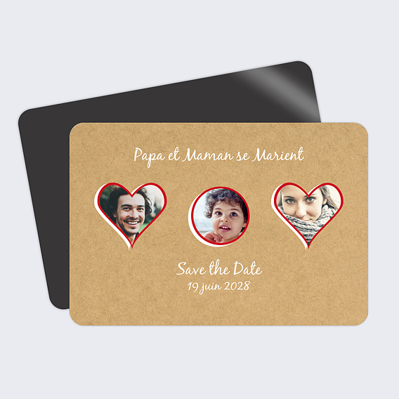 Save the date Papa & Maman