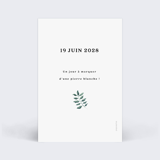 Save the Date Luxe Verso