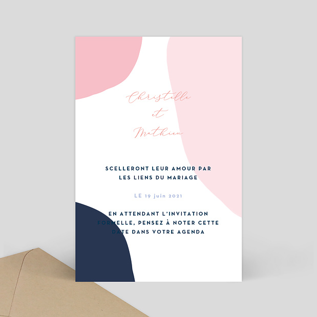 Save the Date Oh Boy! Verso