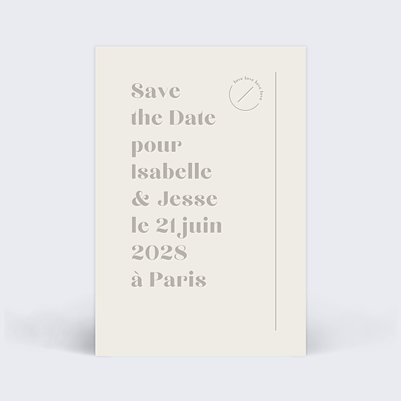 Save The Date Mister M Jesse