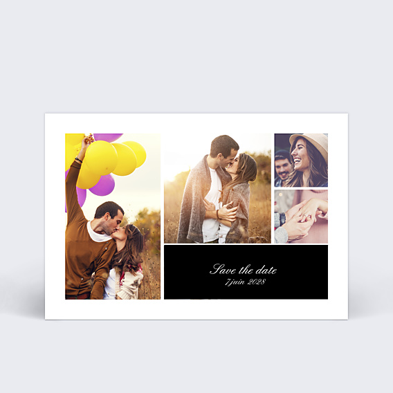 Save The Date Classique Multiphotos