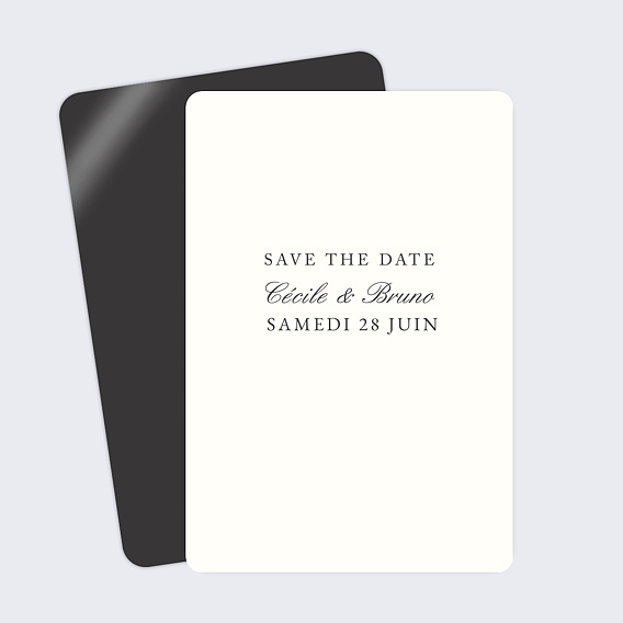 Save the date Classique beige