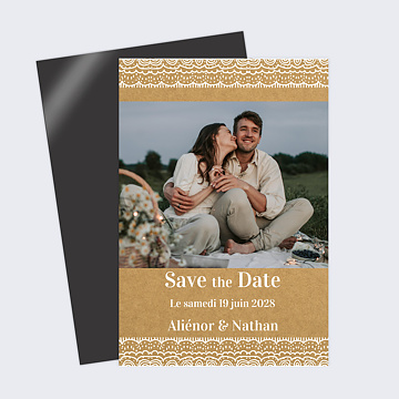 Save The Date Fleurs des Champs