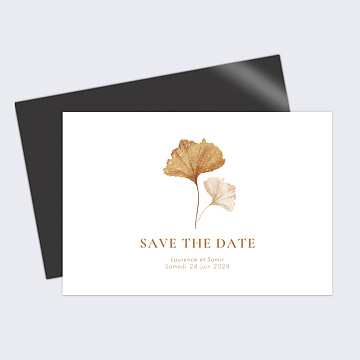 Save The Date Ginkgo Délicats