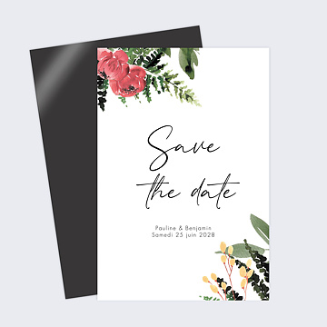 Save The Date Wild Flowers