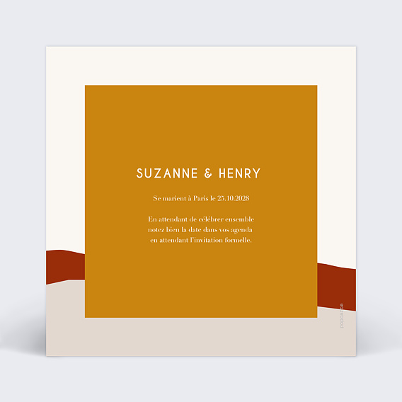 Save the date Dream Verso