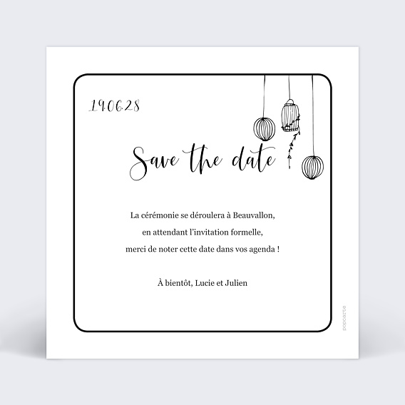 Save the date Liberté Verso