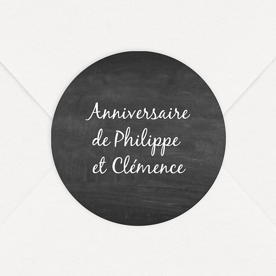Sticker anniversaire Anniversaire en Famille