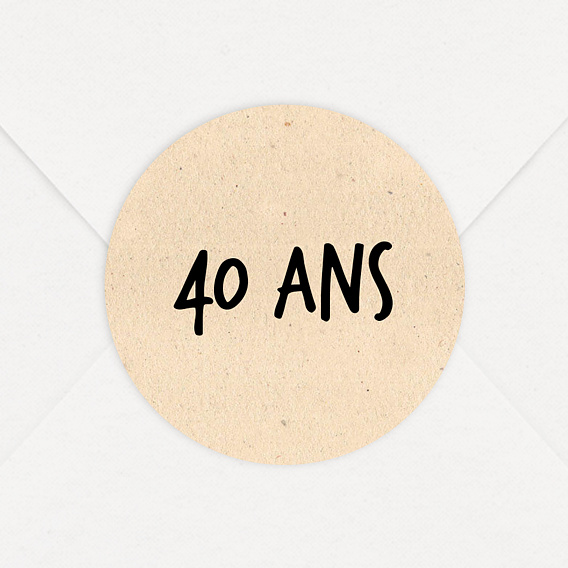 Sticker anniversaire Bière Pression