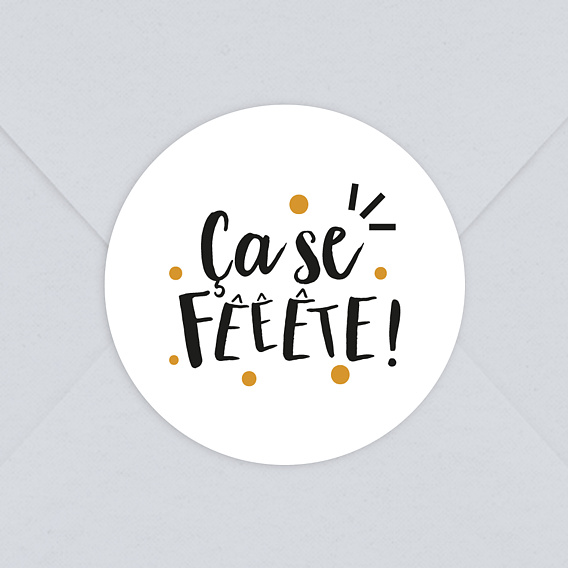 Sticker anniversaire Ça se fête