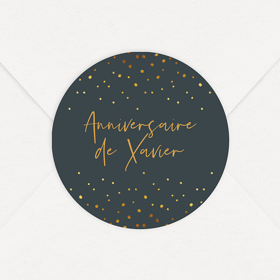 Sticker anniversaire Élégance