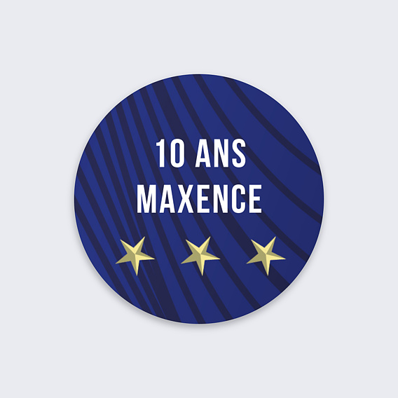 Sticker anniversaire Foot