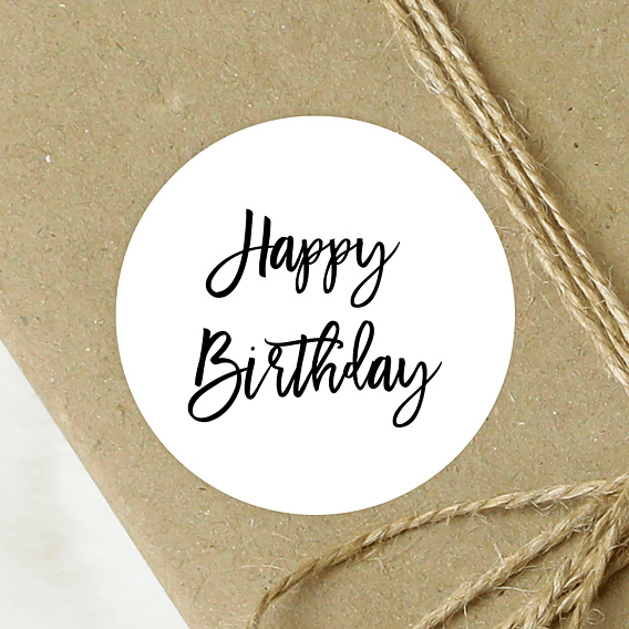 Sticker anniversaire Happy Birthday