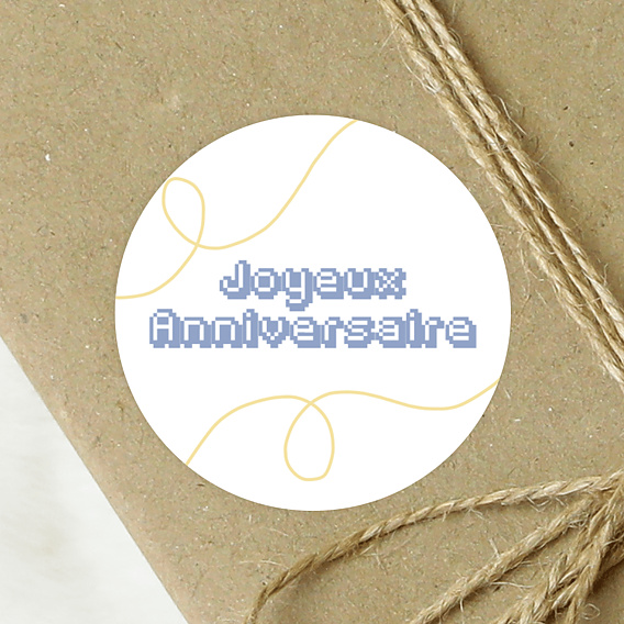 Sticker anniversaire Level Up