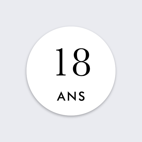 Sticker anniversaire Multiphotos Élégance