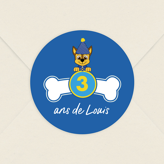 Invitation Anniversaire Enfant Patrouille Party - Popcarte