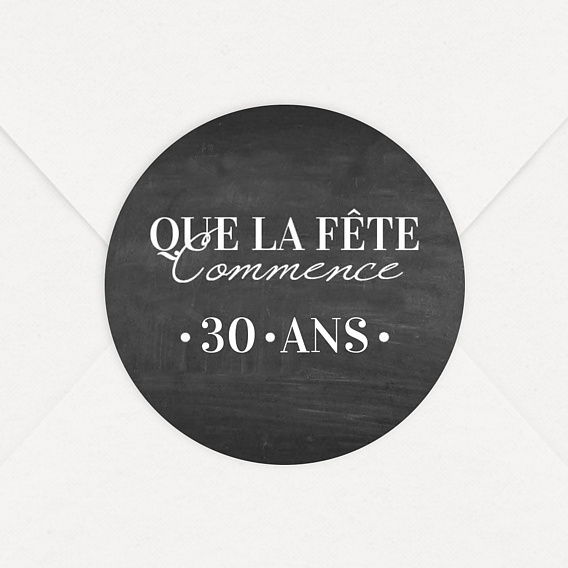 Sticker anniversaire Photomaton Ardoise