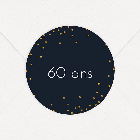 Sticker Anniversaire Poussière d'Étoiles