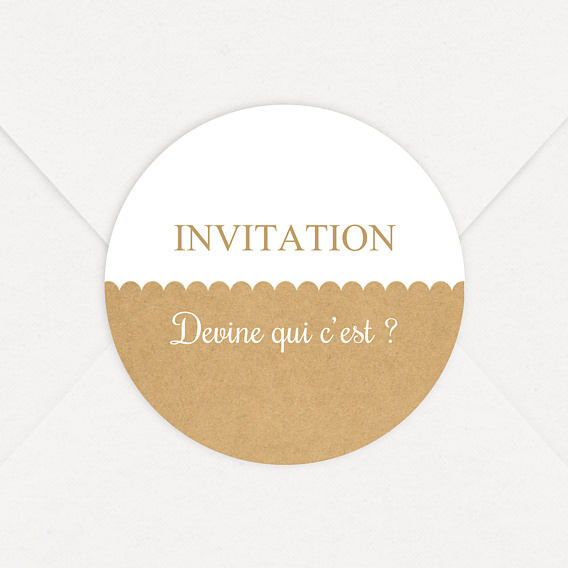 Sticker anniversaire Qui est-ce ?