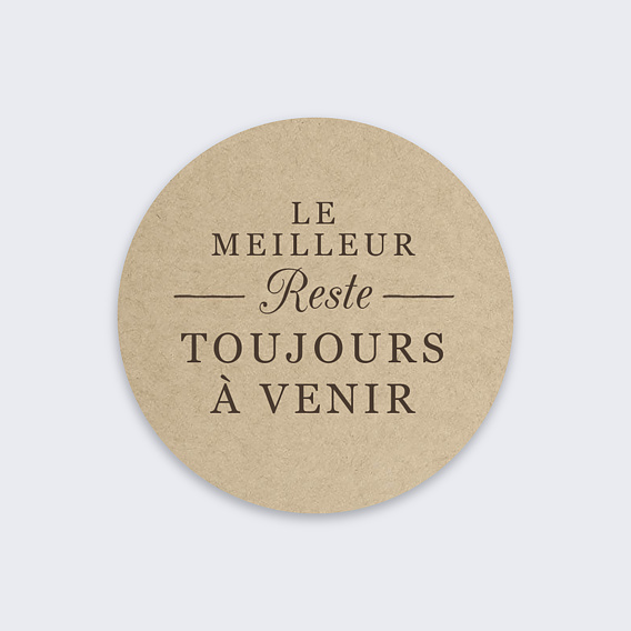 Stickers anniversaire Bonne Cuvée Recto