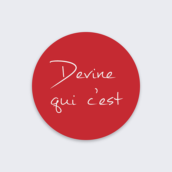 Stickers anniversaire Devine Recto