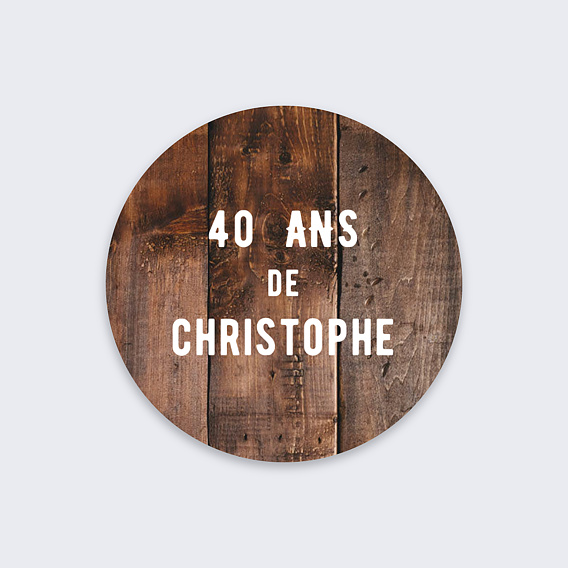 Stickers anniversaire Pur Malt Recto