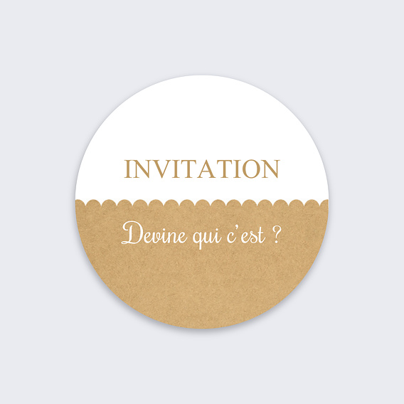 Stickers anniversaire Qui est-ce ? Recto