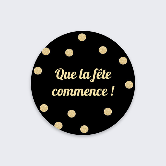 Stickers anniversaire Surprise Recto