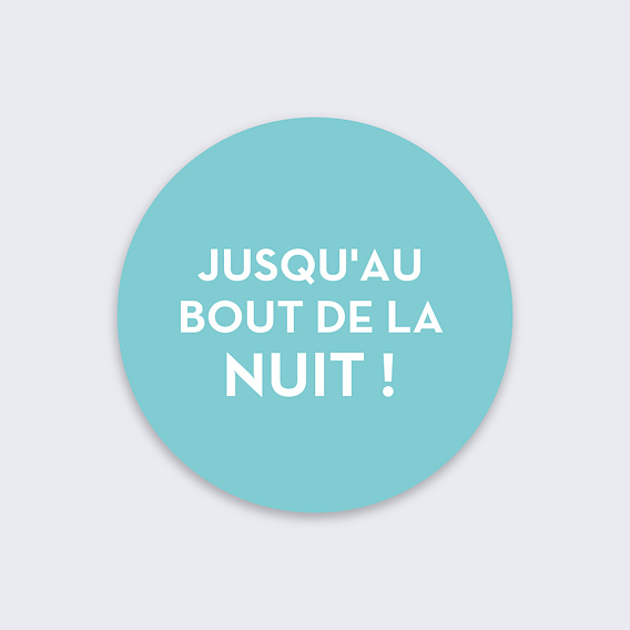 Sticker Anniversaire Double Filet