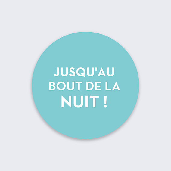 Stickers anniversaire Double Filet