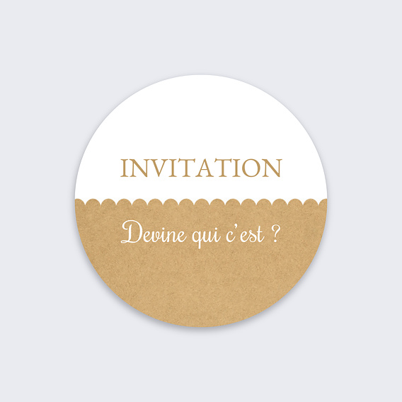 Stickers anniversaire Qui est-ce ? Recto