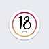 Sticker Anniversaire Tendance