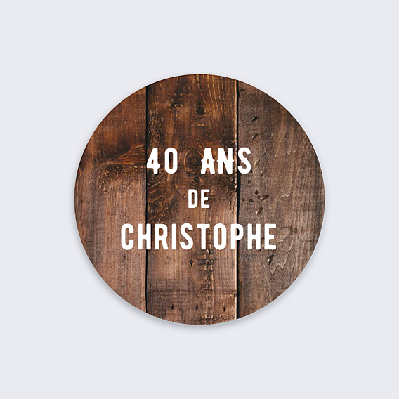 Stickers anniversaire Pur Malt