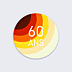 Sticker Anniversaire Années 70