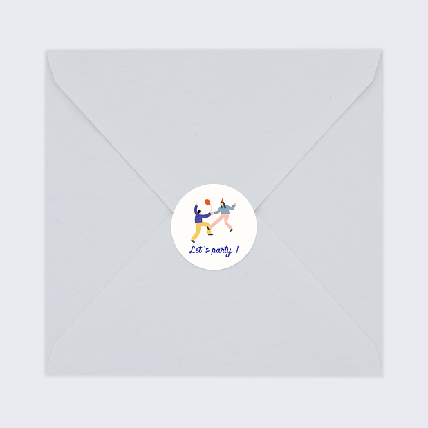 Sticker Anniversaire Grande Fête