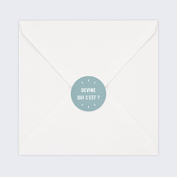 Sticker Anniversaire Effet tirage