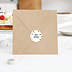 Sticker Anniversaire Pois Bleu