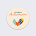Sticker Anniversaire Pop Birthday