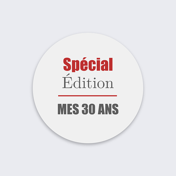 Sticker Anniversaire Journal