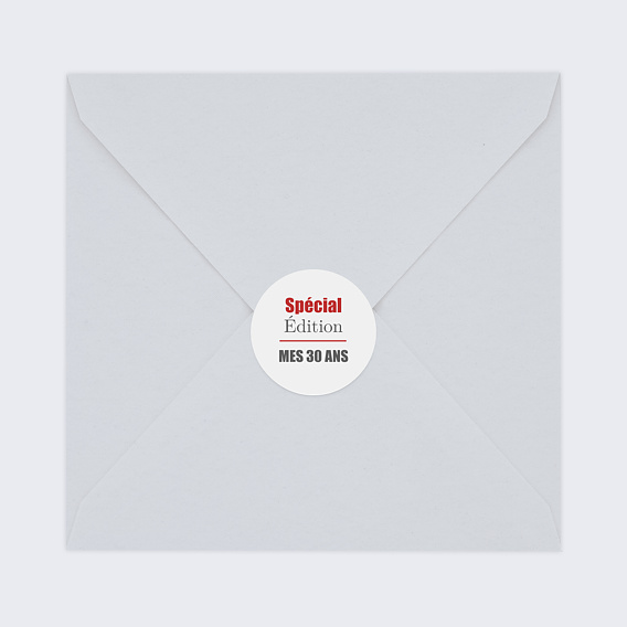 Stickers anniversaire Journal Après 4