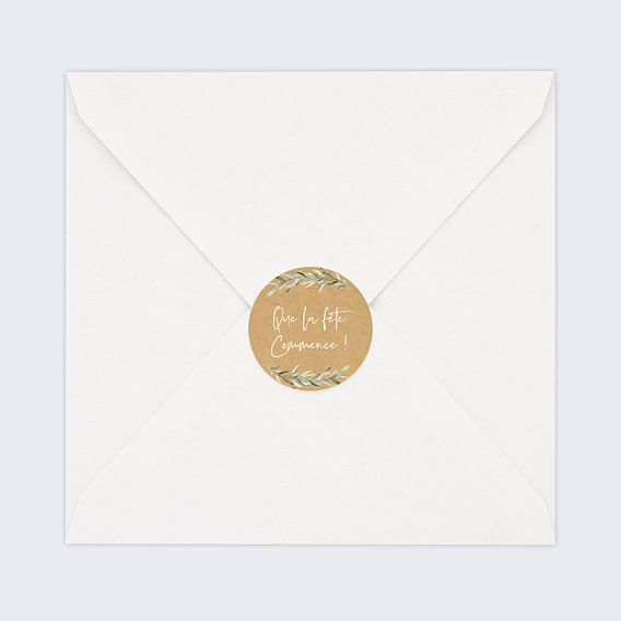 Stickers anniversaire Lauriers  Après 4