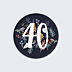 Sticker Anniversaire Fleurs
