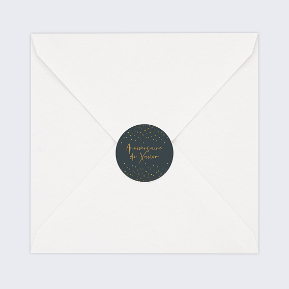 Stickers anniversaire Élégance Après 4