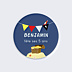 Sticker Anniversaire Bateau Pirate