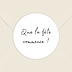 Sticker Anniversaire Charme Classique