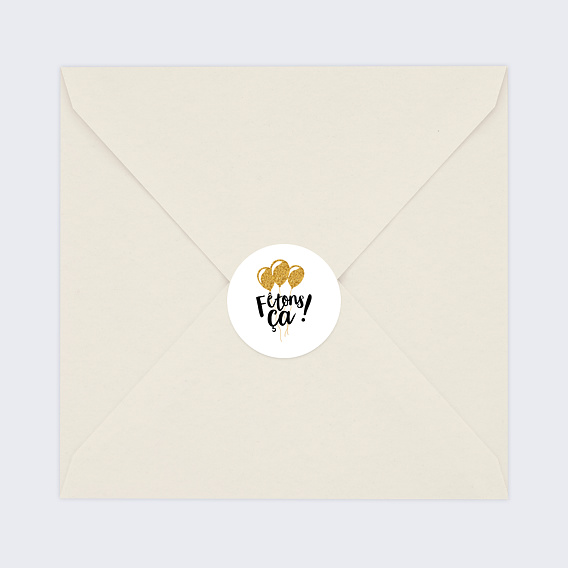 Stickers anniversaire Fêtons ça Après 4